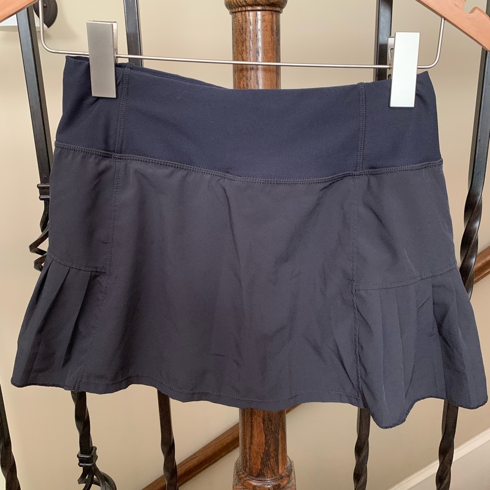 tennis skirt black